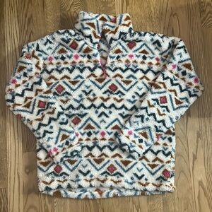 Woman’s Eddie Bauer patterned fleece